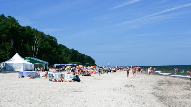Plaża w Łukęcinie