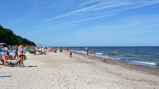 Plaża w Łukęcinie