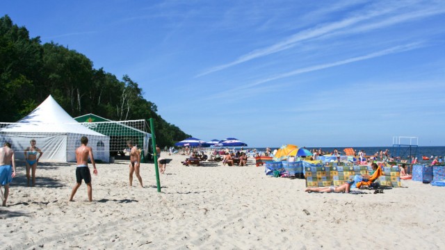 Łukęcin, siatkówka na plaży
