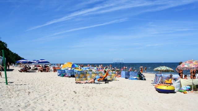 Łukęcin - plaża