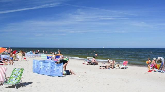 Łukęcin - plaża