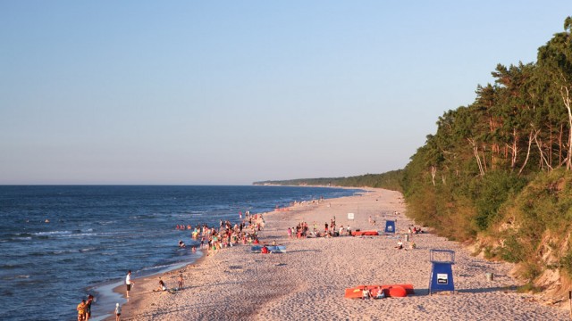 Plaża w Łukęcinie