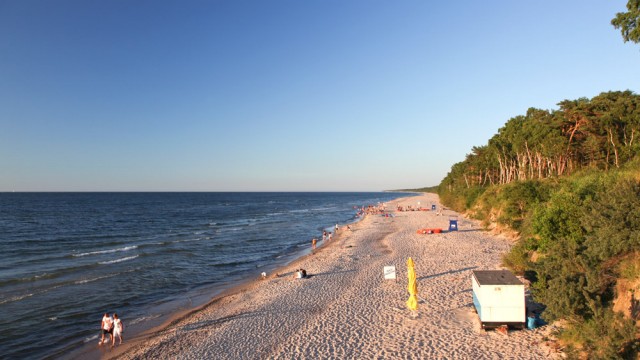 Plaża w Łukęcinie