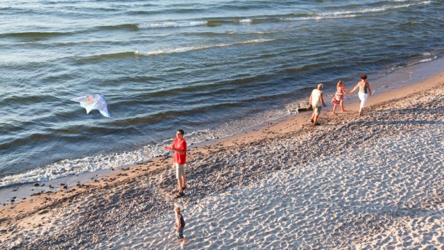 Plaża w Łukęcinie