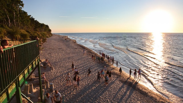 Plaża w Łukęcinie