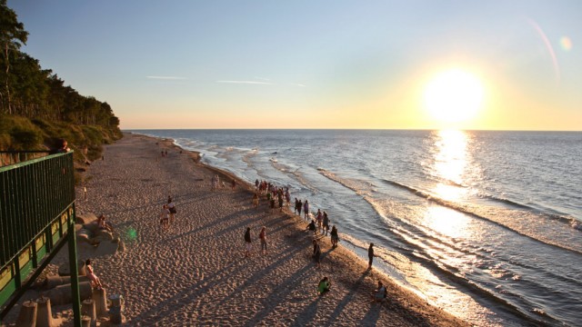 Plaża w Łukęcinie