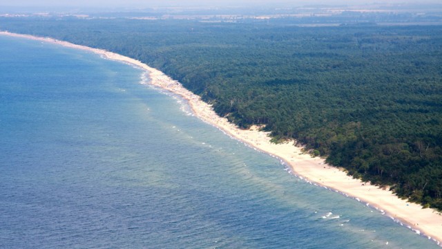 Łukęcin z lotu ptaka