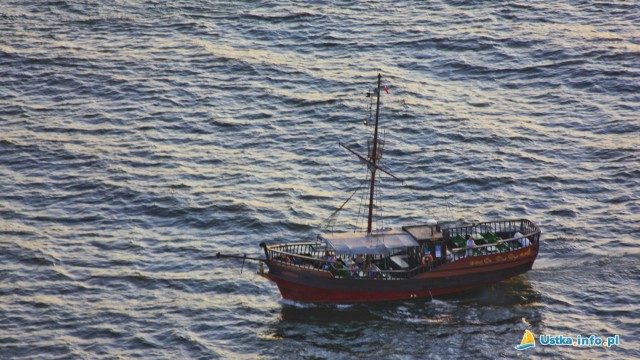 Statek wycieczkowy w Ustce