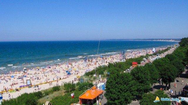 Plaża w Ustce