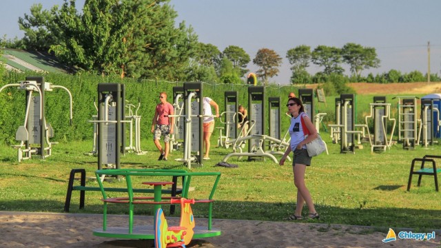 Siłownia plenerowa i plac zabaw
