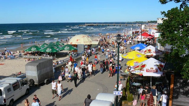 Promenada w Kołobrzegu
