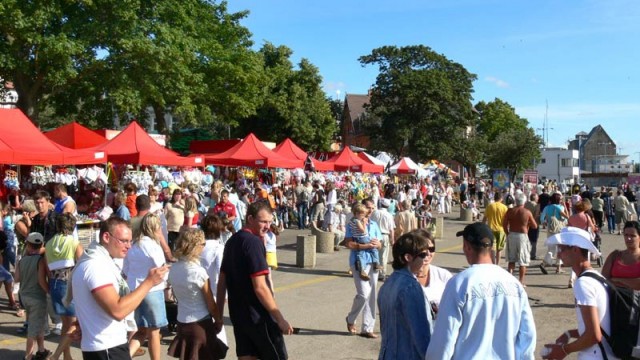 Promenada nadmorska w Kołobrzegu