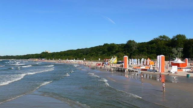 Plaża w Kołobrzegu