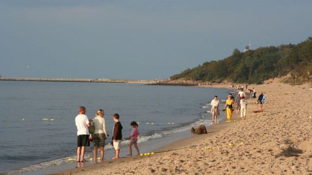 Plaża w Kołobrzegu