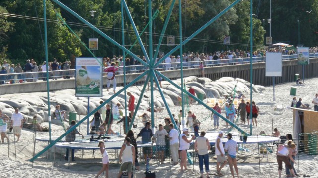 Atrakcje na plaży w Kołobrzegu