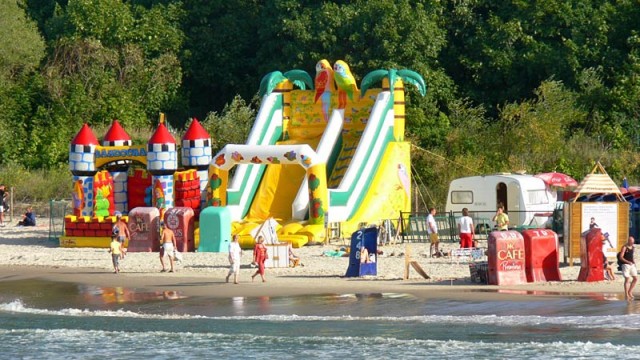 Atrakcje na plaży w Kołobrzegu