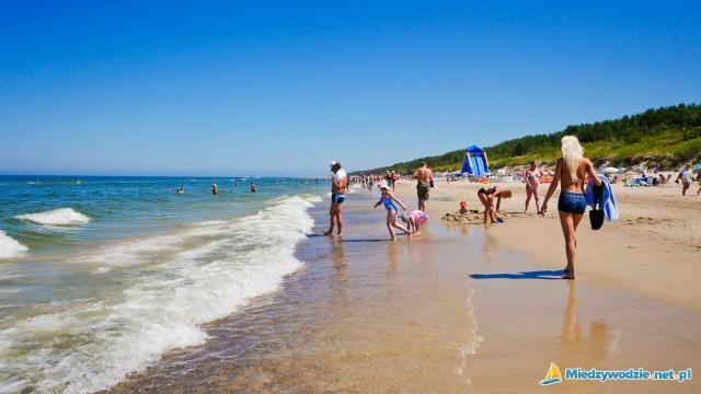 Plaża w Międzywodziu