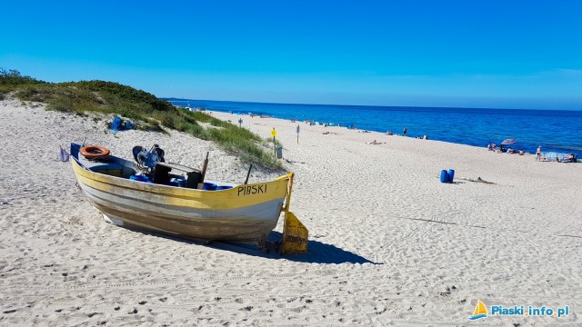 Kutry na plaży