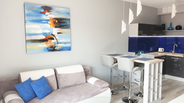 GARDENIA BLUE APART na plaży