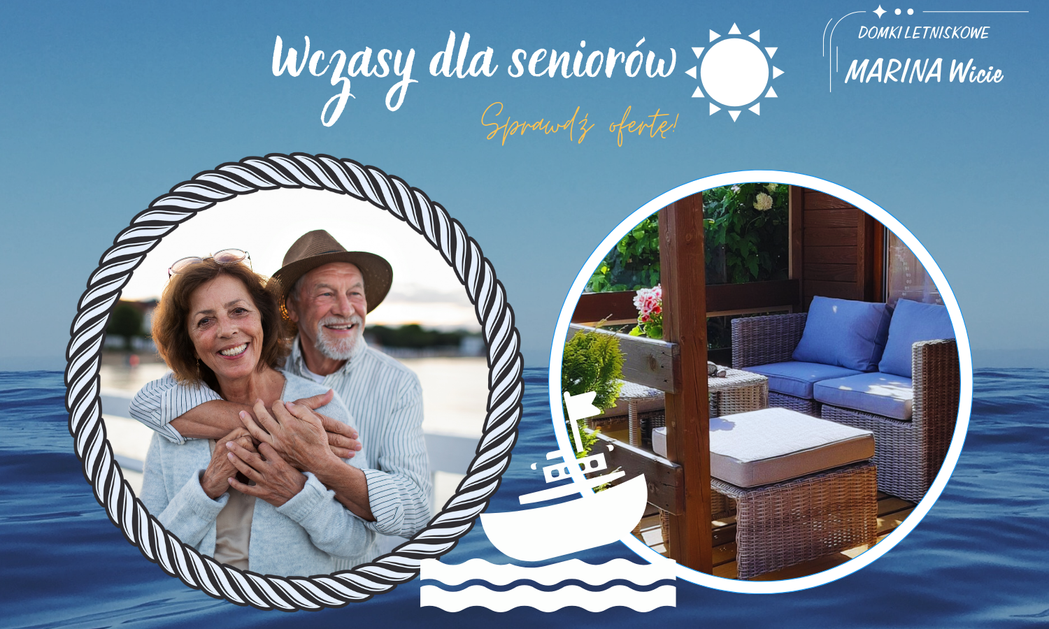 Oferta specjalna - Wczasy dla seniorów - Domki MARINA