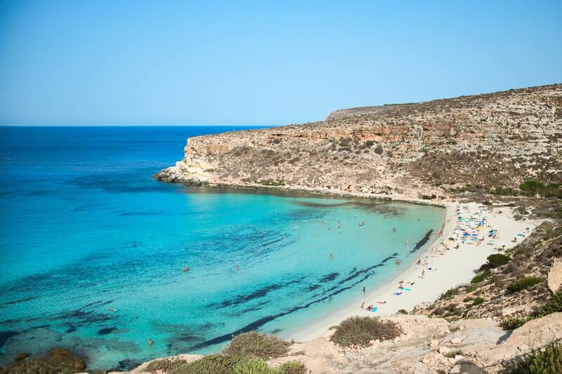 Najpiękniejsze plaże we Włoszech - Lampedusa