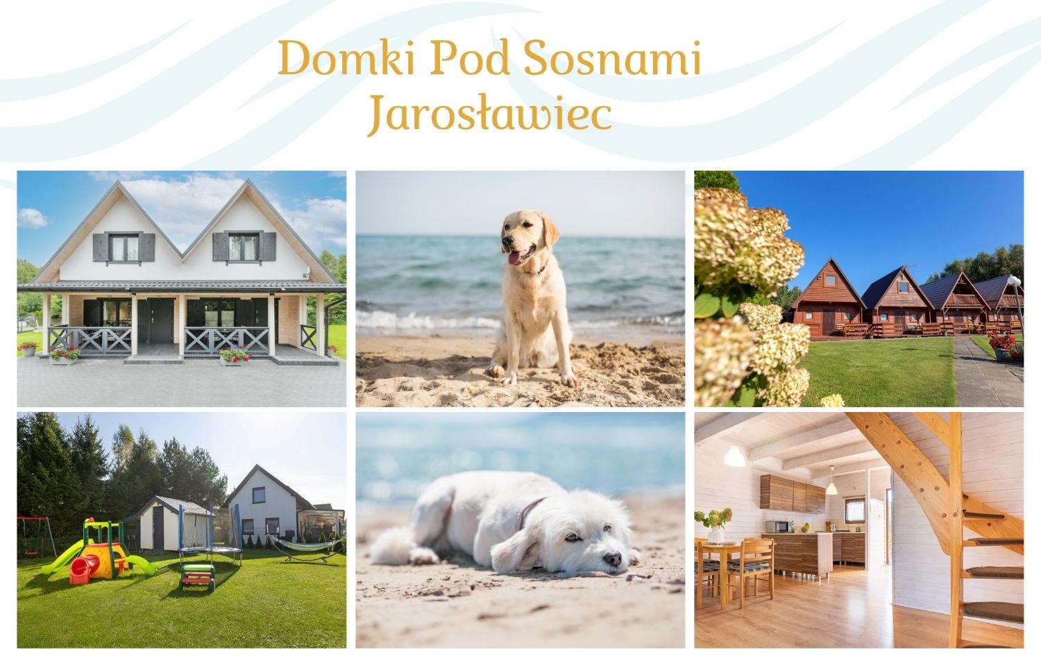 Wczasy z psem - Domki POD SOSNAMI