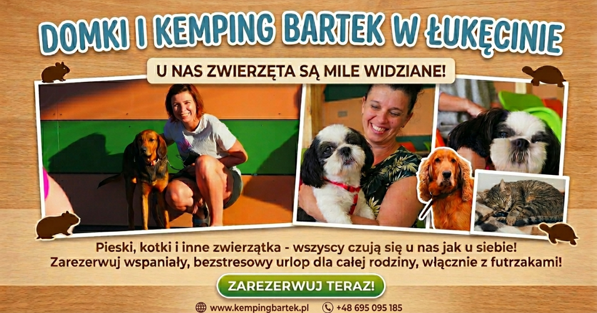 Wczasy z psem - Domki i Kemping Bartek