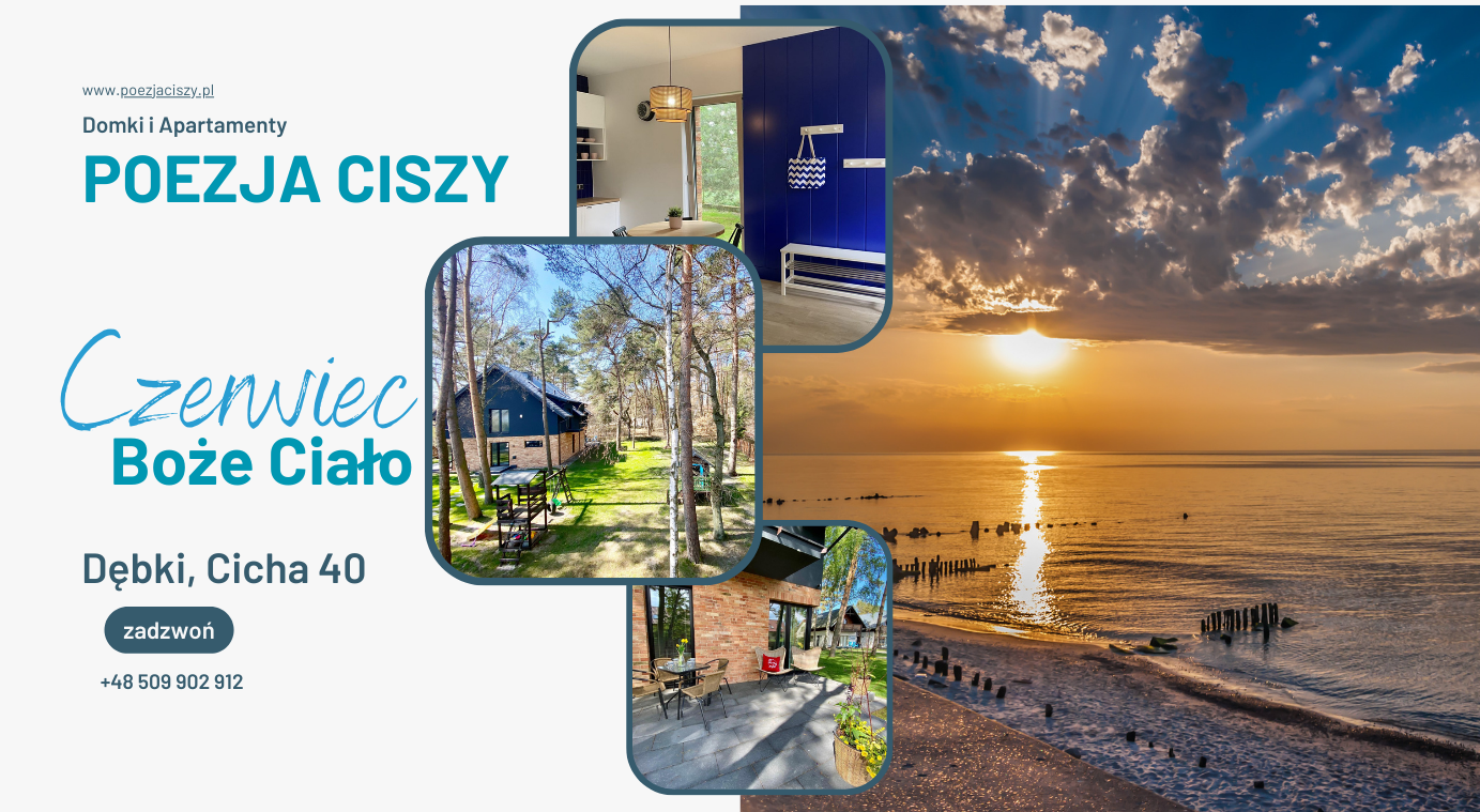 Boże Ciało - Domki i apartamenty POEZJA CISZY