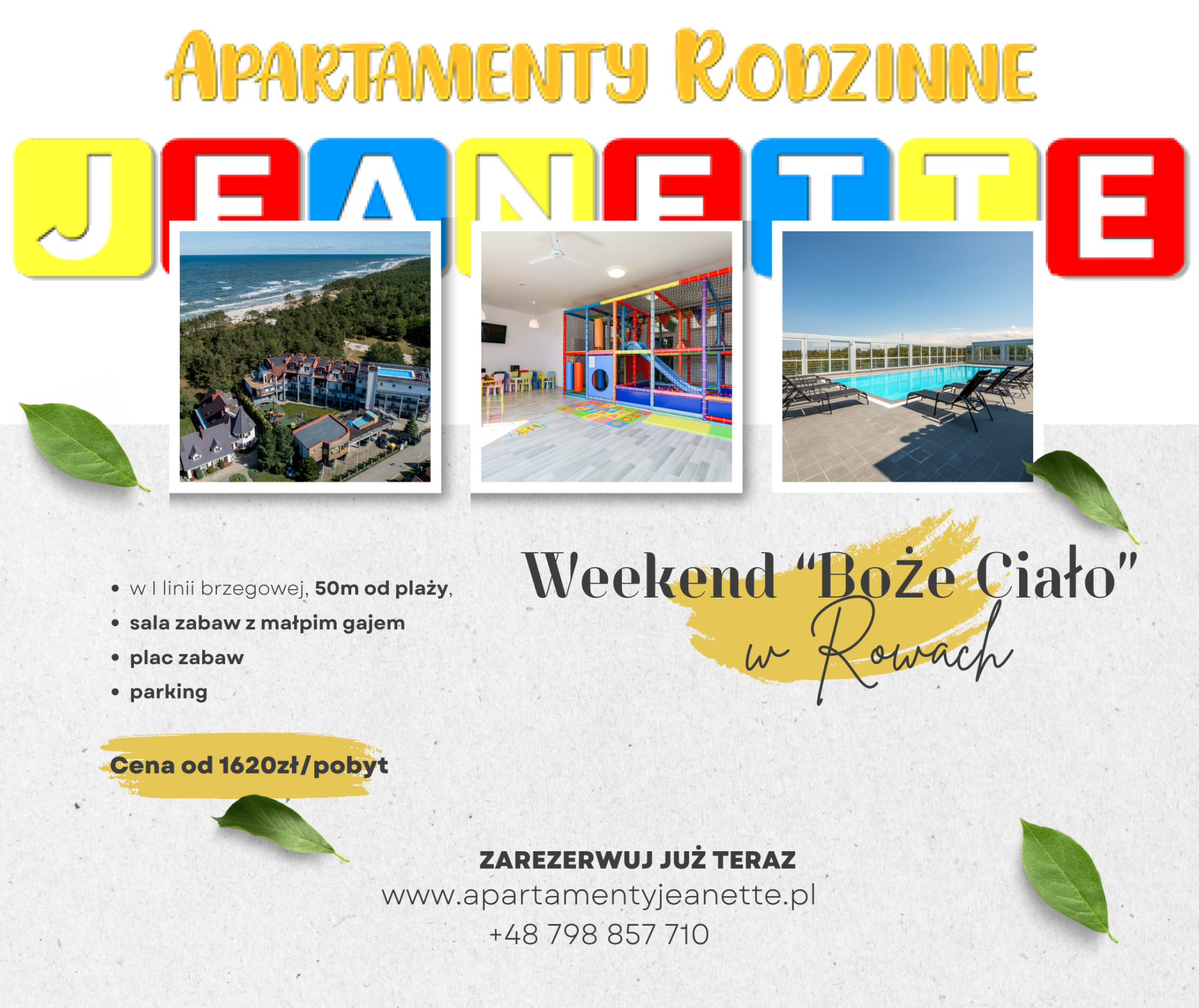 Boże Ciało - Apartamenty Jeanette