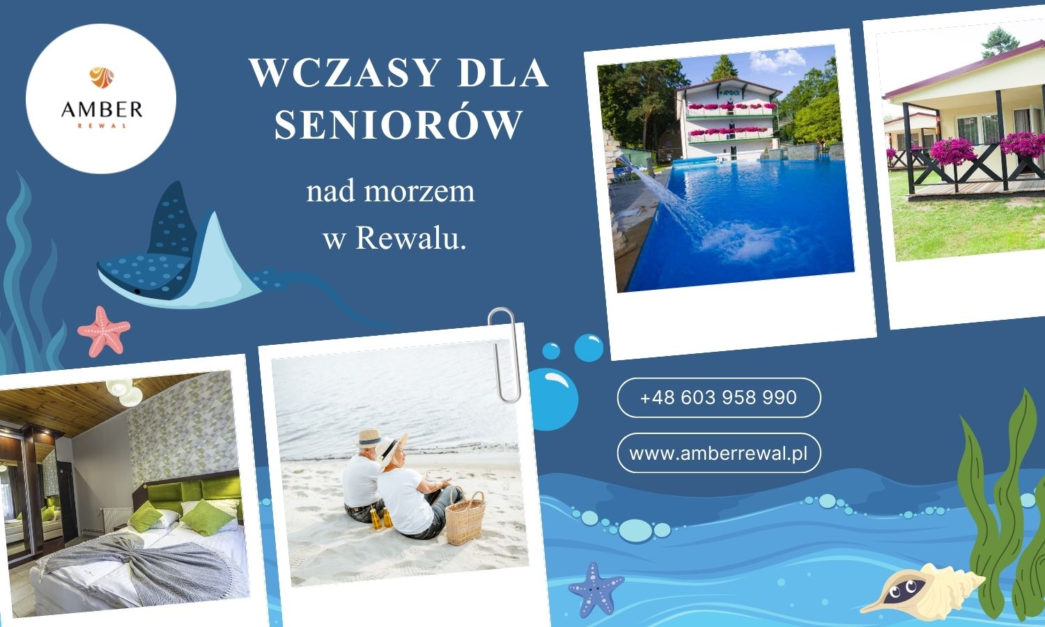 Wczasy dla seniorów - Ośrodek Wypoczynkowy AMBER