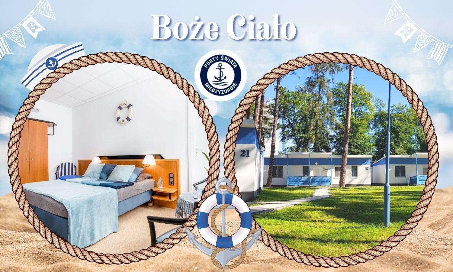 Boże Ciało - Domki PORTY ŚWIATA