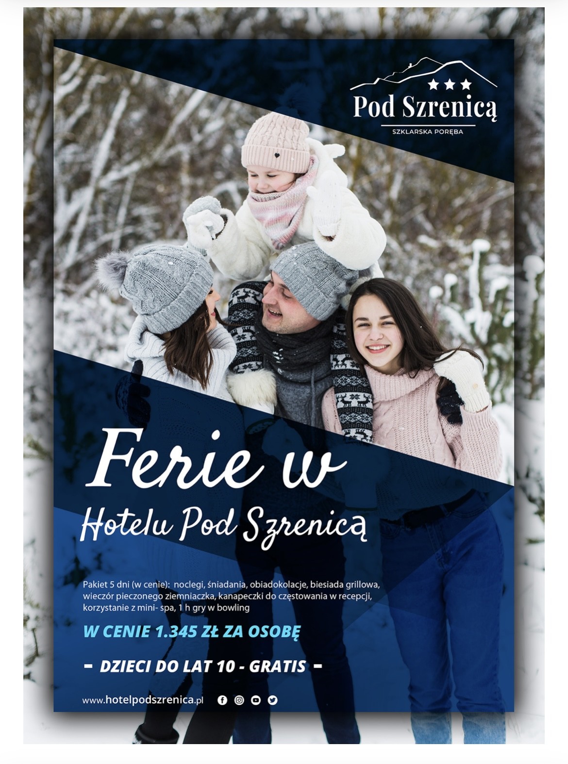 Ferie Zimowe - Hotel *** POD SZRENICĄ