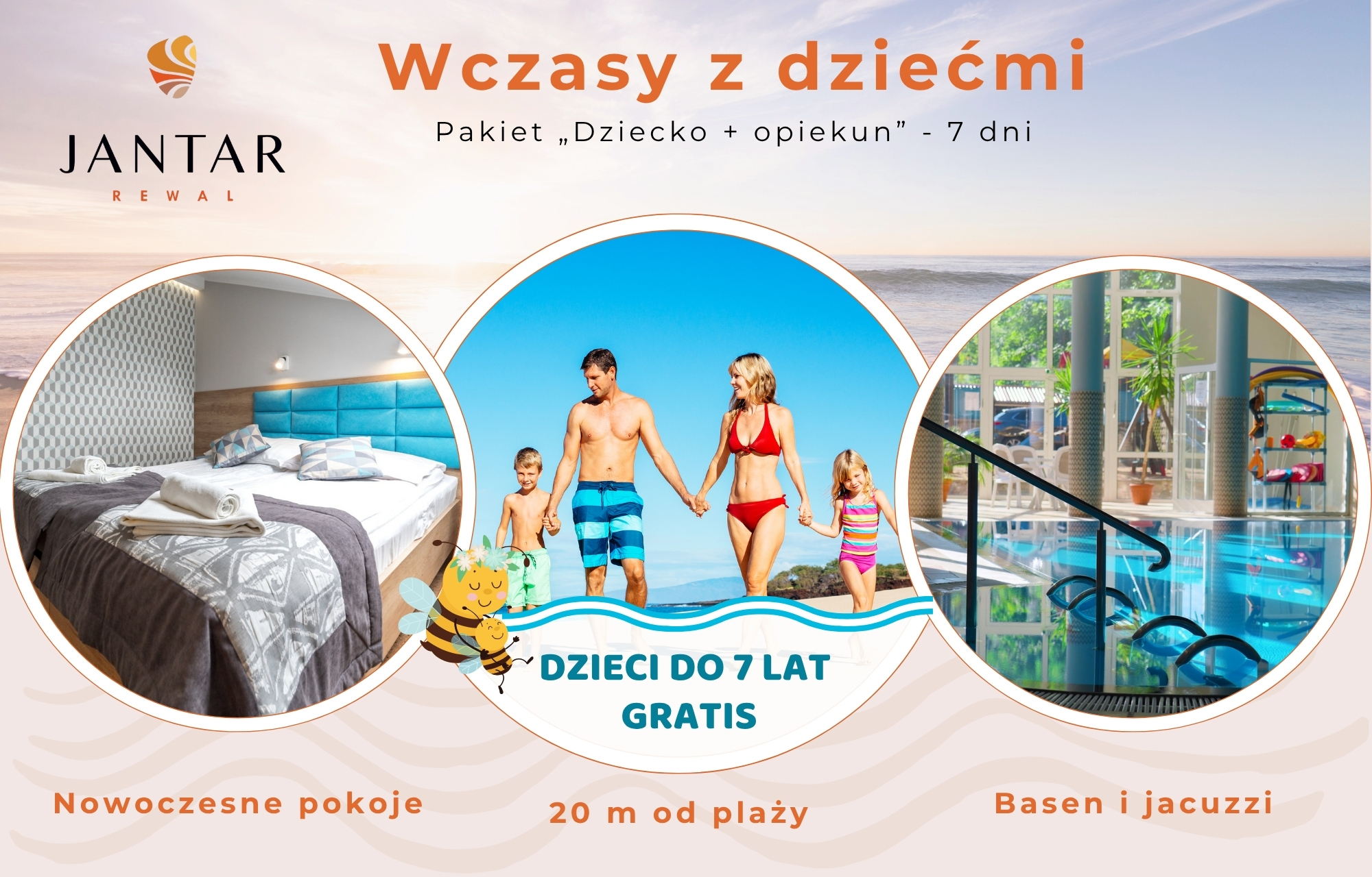 Wczasy z dziećmi - Ośrodek Wypoczynkowy JANTAR