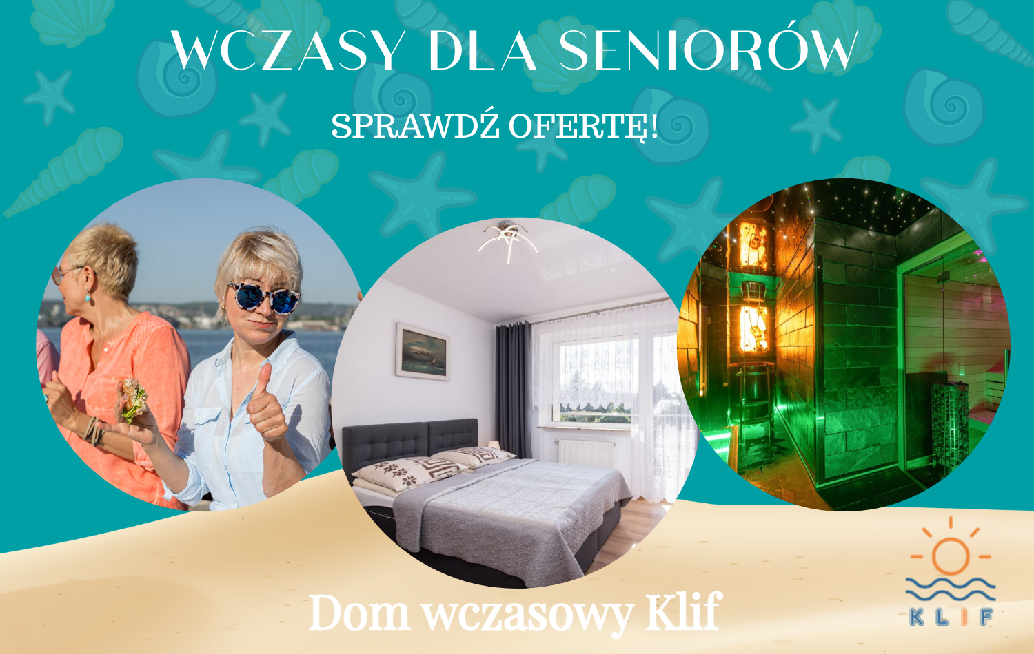 Wczasy dla seniorów - Dom Wczasowy Klif