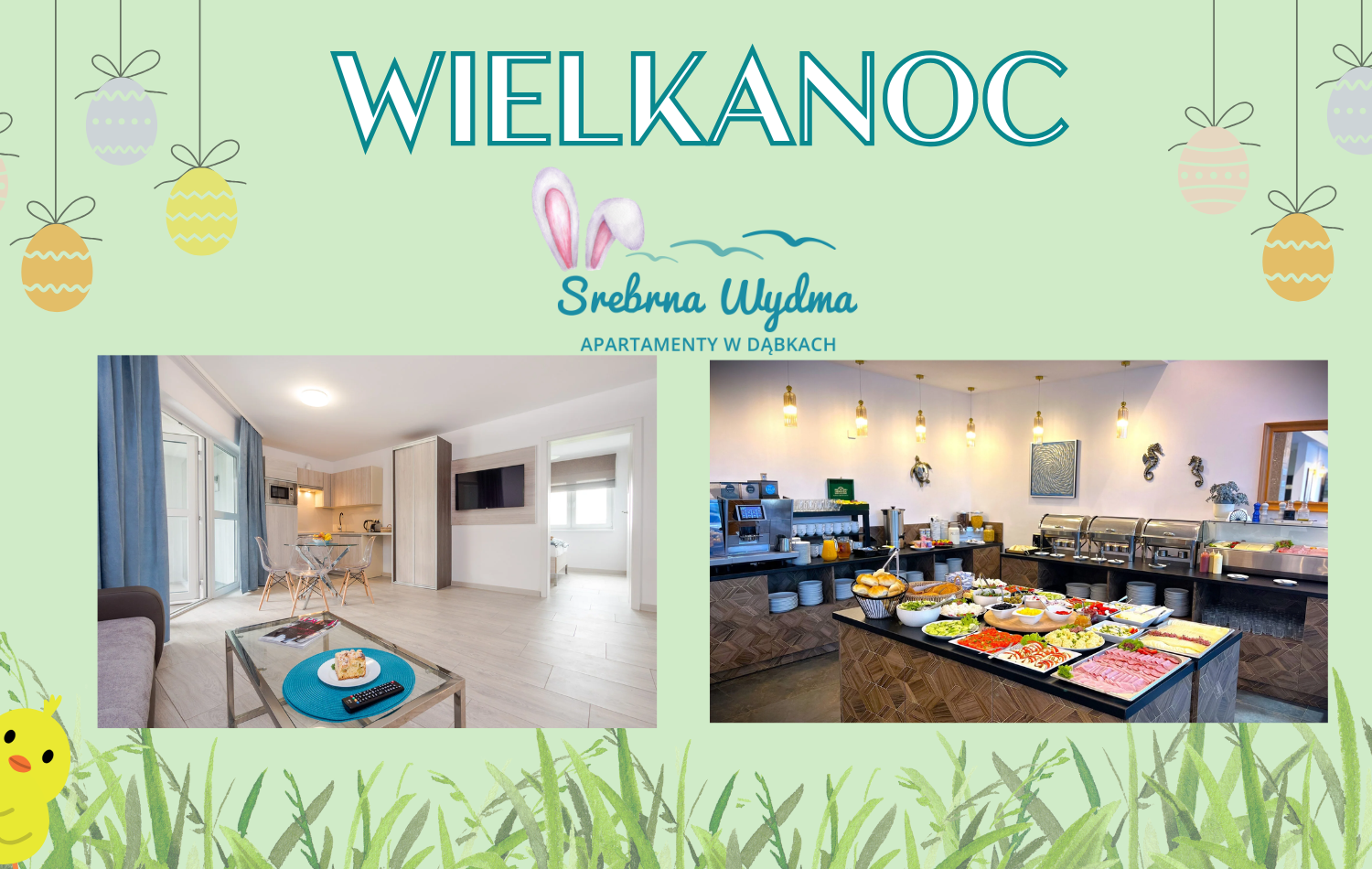 Wielkanoc - SREBRNA WYDMA - apartamenty i pokoje