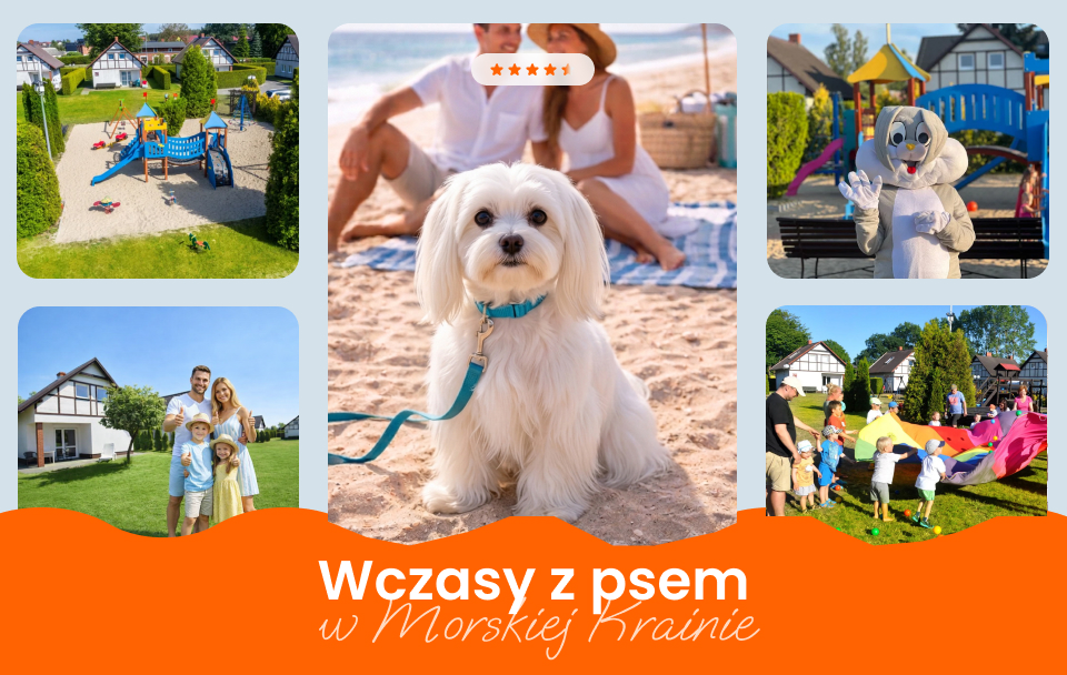 Wczasy z psem - Komfortowe Domki MORSKA KRAINA