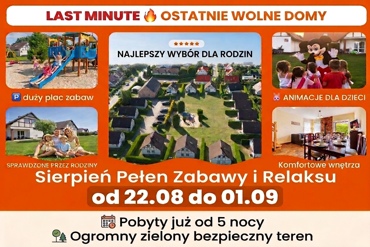 Wakacje - Komfortowe Domki MORSKA KRAINA