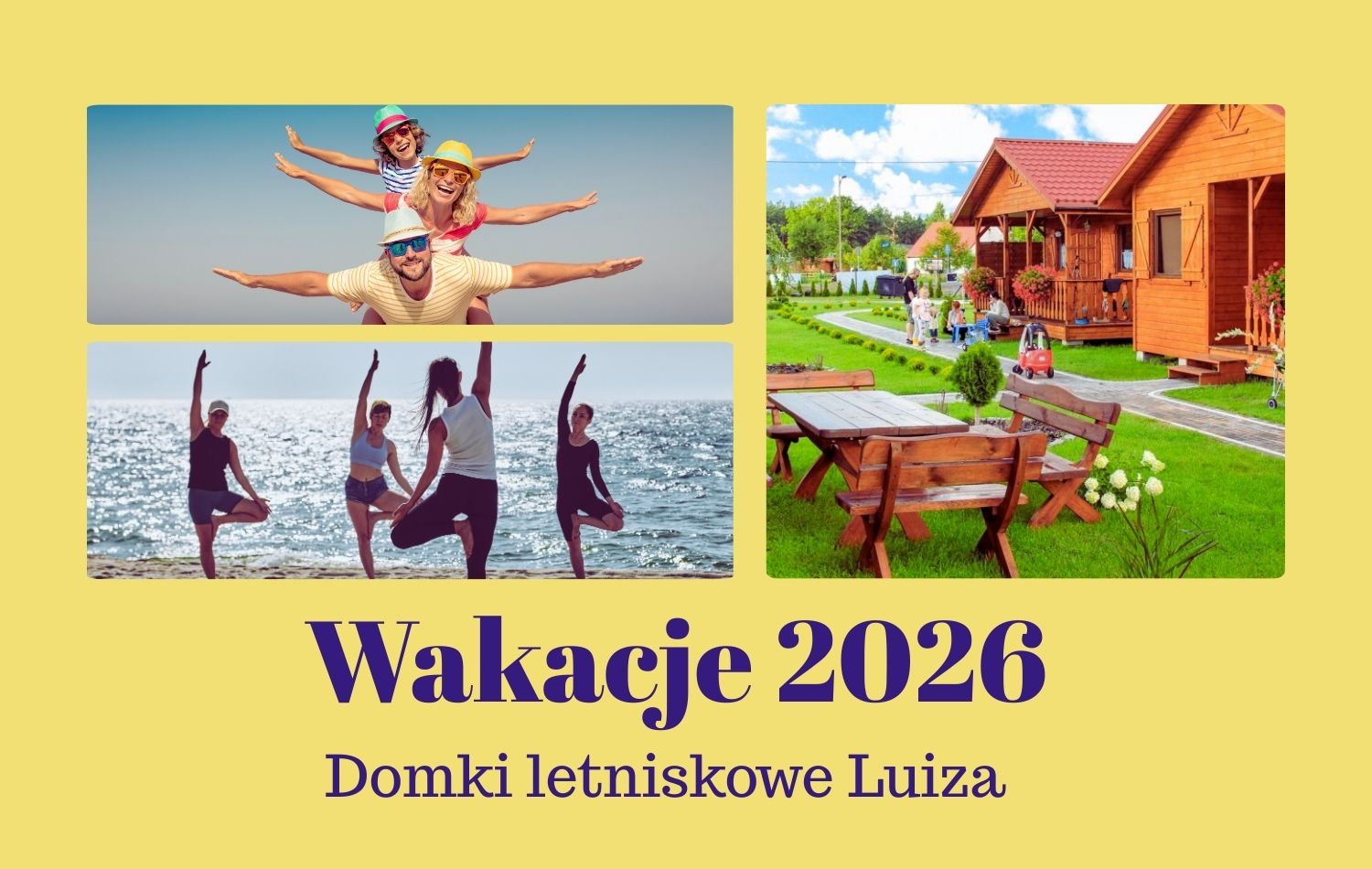 Wakacje - Domki Letniskowe Luiza