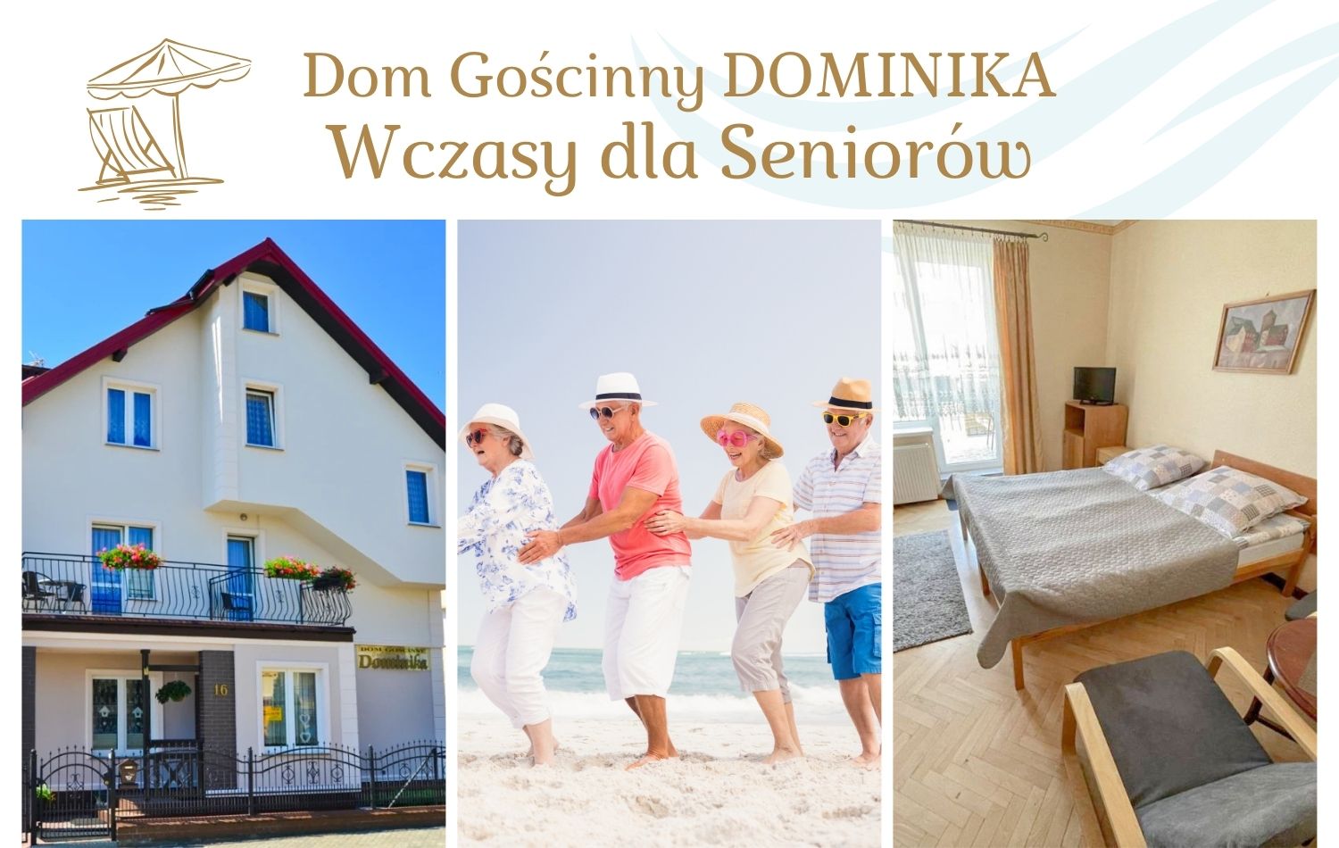 Wczasy dla seniorów - Dom Gościnny DOMINIKA