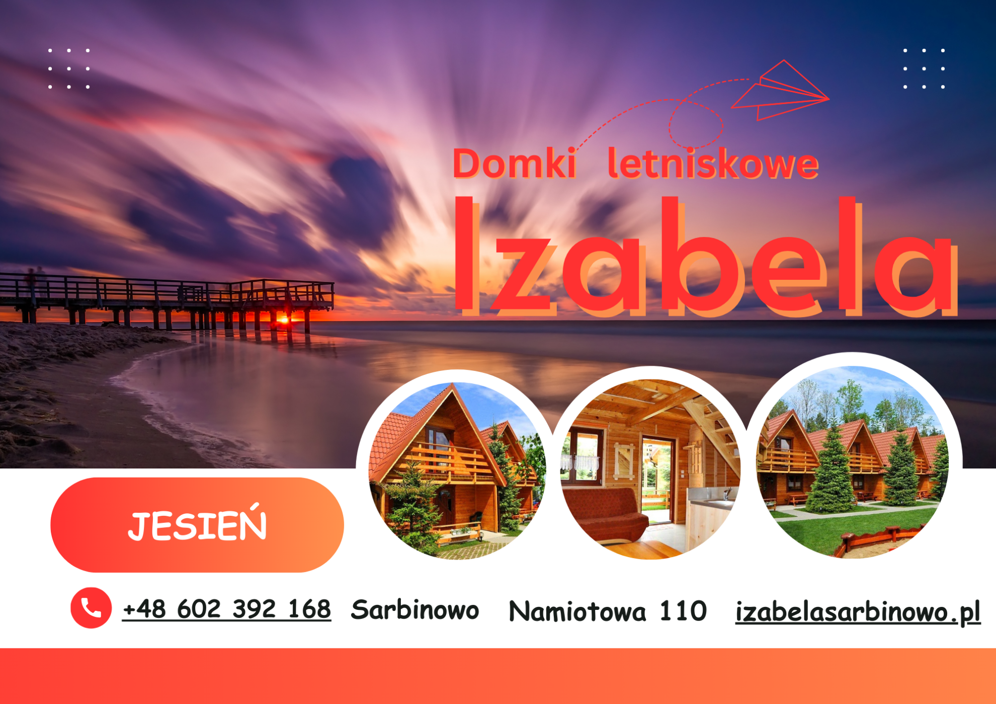 Jesień - Domki IZABELA