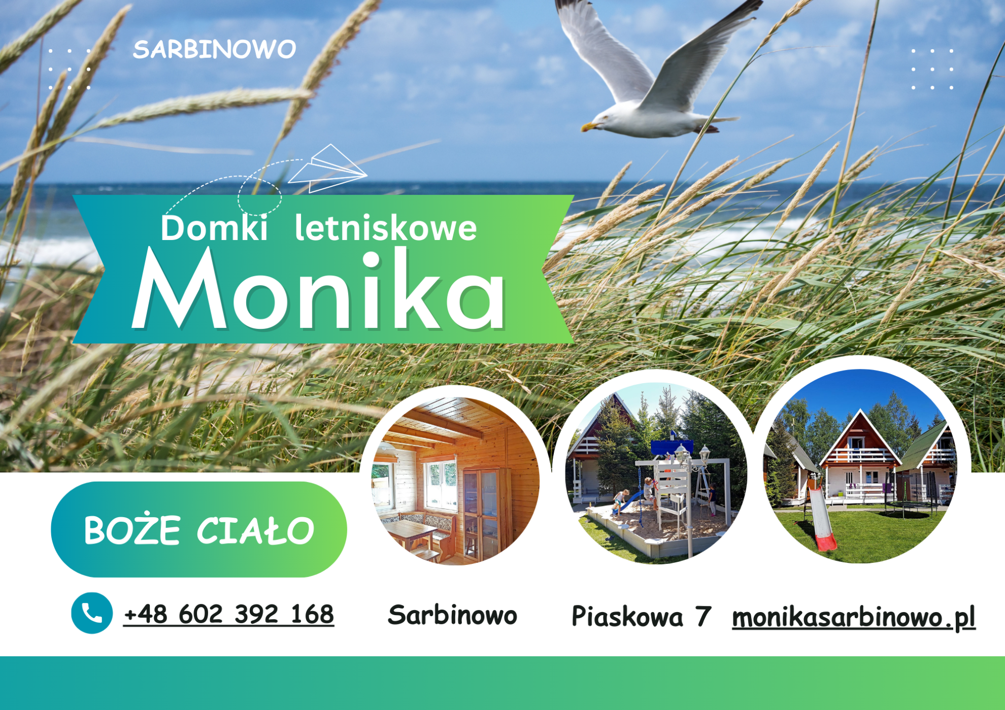 Boże Ciało - Domki MONIKA