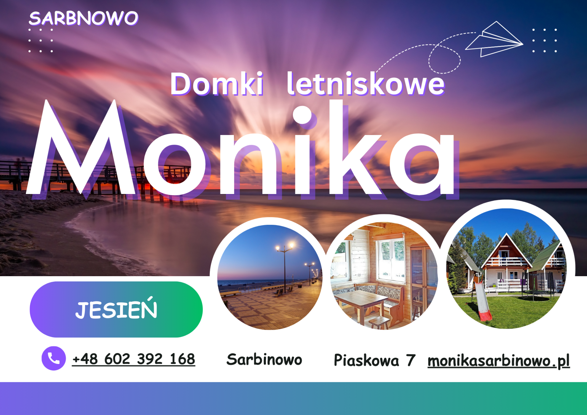 Jesień - Domki MONIKA