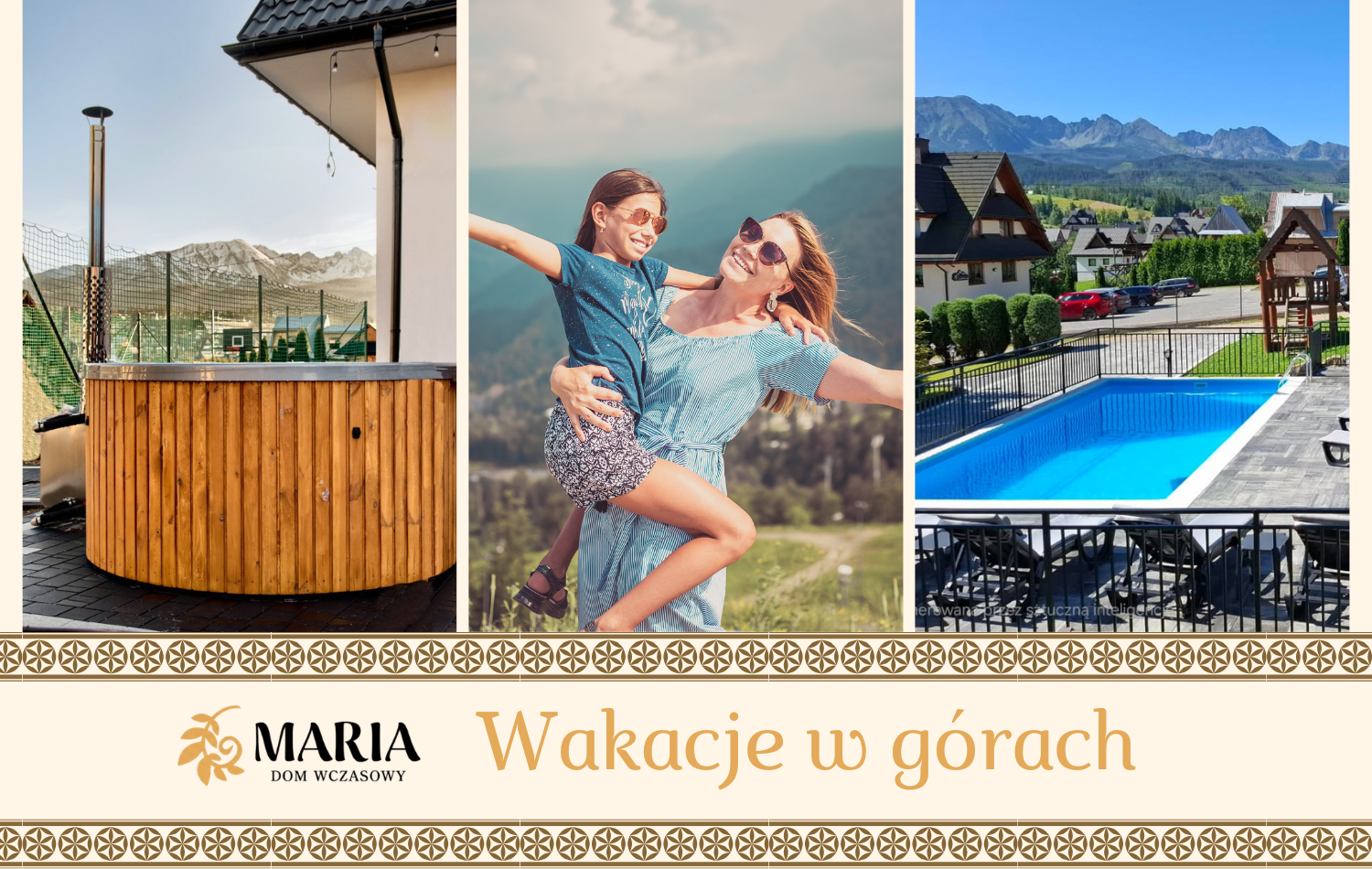 Wakacje - DOM WCZASOWY MARIA