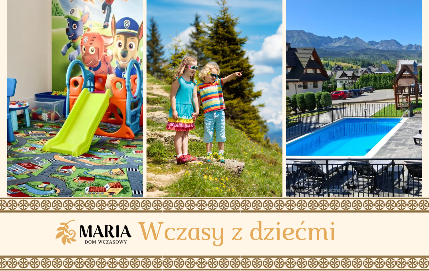 Wczasy z dziećmi - DOM WCZASOWY MARIA