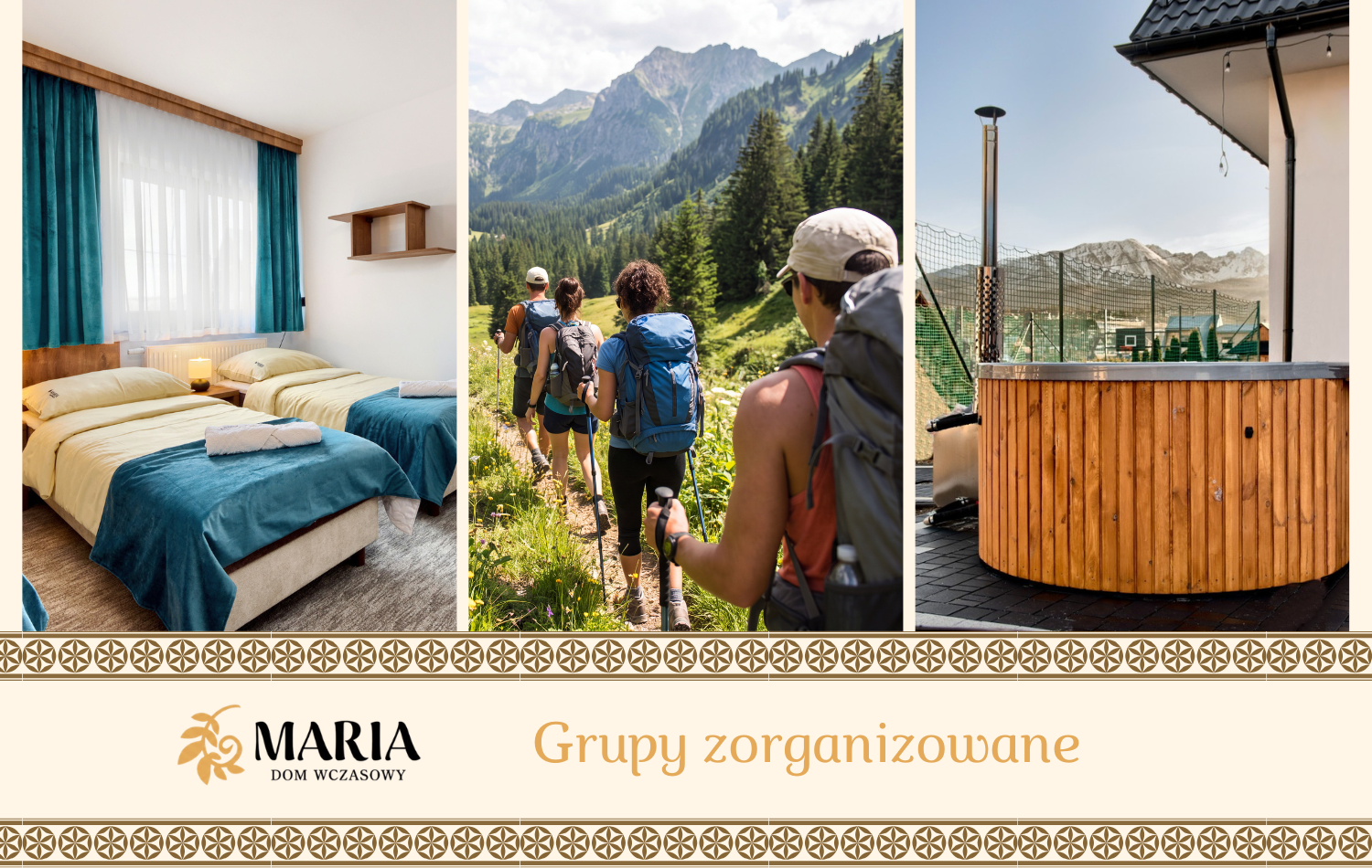 Grupy zorganizowane w Murzasichle - DOM WCZASOWY MARIA