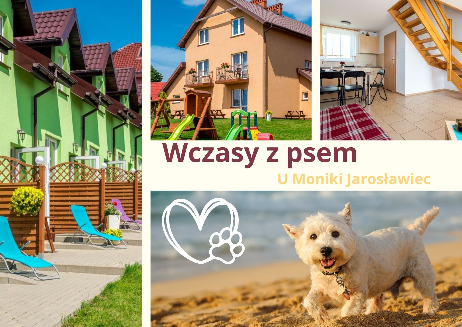 Wczasy z psem - Domki i Pokoje U MONIKI